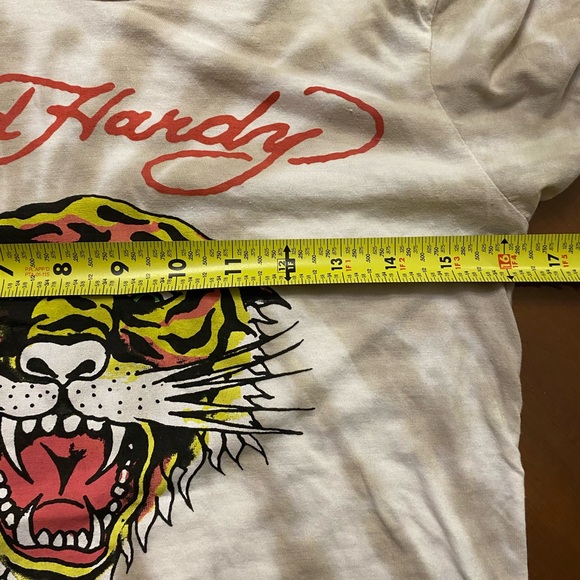 Ed Hardy vintage tie dye shirt sleeve tee shirt size Small - Picture 7 of 8